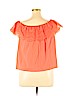 A New Day 100% Cotton Orange Short Sleeve Top Size XL - photo 2