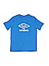 Umbro 100% Polyester Blue Active T-Shirt Size 6 - 7 - photo 1