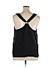 Banana Republic 100% Silk Black Sleeveless Silk Top Size XL - photo 2