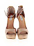 Steve Madden 100% Leather Tan Heels Size 8 1/2 - photo 2