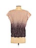 Robert Rodriguez Tan Short Sleeve Blouse Size 2 - photo 2