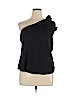 Banana Republic Black Sleeveless Silk Top Size XL - photo 1
