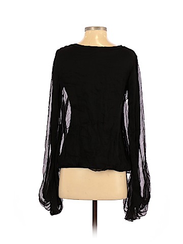 Robert Rodriguez Long Sleeve Silk Top (view 2)