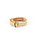 MICHAEL Michael Kors 100% Leather Solid Gold Leather Belt Size M - photo 1