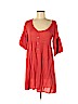 Free People Orange Casual Dress Size L - photo 1