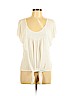 One World Ivory Short Sleeve Top Size L (petite) - photo 1