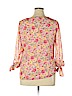 Coldwater Creek 100% Polyester Pink Long Sleeve Blouse Size L - photo 2
