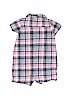 Old Navy 100% Cotton Plaid Pink Short Sleeve Outfit 6-9 MO / 9 MO - photo 2