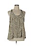 Banana Republic 100% Silk Green Sleeveless Silk Top Size XL - photo 1
