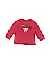 Le Top 100% Cotton Red Long Sleeve T-Shirt Size 2T - photo 1