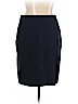 Banana Republic Blue Wool Skirt Size 14 - photo 2
