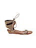 Minnetonka 100% Leather Tan Wedges Size 7 - photo 1