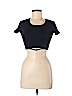 Versace Intensive Black Short Sleeve Top Size M - photo 1