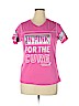 Assorted Brands Pink Short Sleeve T-Shirt Size XL - photo 1