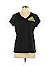 Adidas 100% Polyester Black Active T-Shirt Size L - photo 1