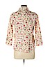 Lands' End 100% Cotton Ivory 3/4 Sleeve Button-Down Shirt Size 6 (petite) - photo 2