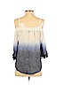 BCX Blue 3/4 Sleeve Top Size S - photo 2