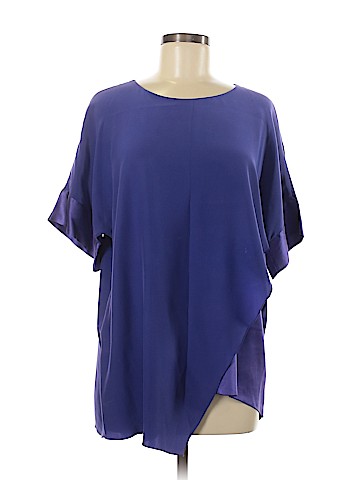 Lafayette 148 New York Short Sleeve Blouse (view 1)