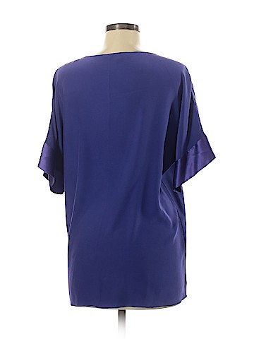 Lafayette 148 New York Short Sleeve Blouse (view 2)