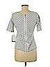 Etcetera White Short Sleeve Top Size M - photo 2