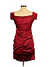 Betsy & Adam Red Cocktail Dress Size 10 - photo 2