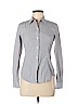 Theory Gray Long Sleeve Button-Down Shirt Size S - photo 1