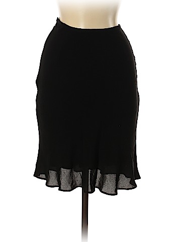 Calvin Klein Collection Silk Skirt (view 2)