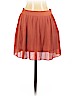 Forever 21 100% Polyester Orange Casual Skirt Size S - photo 1