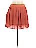 Forever 21 100% Polyester Orange Casual Skirt Size S - photo 2