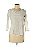 Lucky Brand Ivory Long Sleeve Top Size M - photo 1