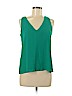 Forever 21 100% Polyester Green Sleeveless Blouse Size S - photo 1