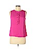 Brooks Brothers 100% Viscose Pink Sleeveless Blouse Size 6 - photo 1