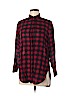 H&M 100% Cotton Red Long Sleeve Button-Down Shirt Size 2 - photo 1