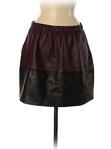 Vince. Leather Skirt (view 1)
