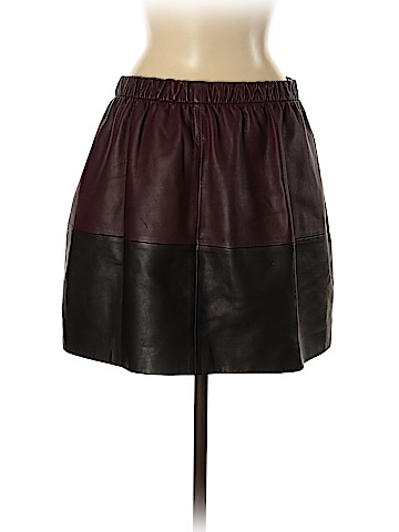 Vince. Leather Skirt (view 2)
