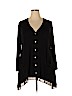 LOGO by Lori Goldstein Black Cardigan Size 1X - photo 1