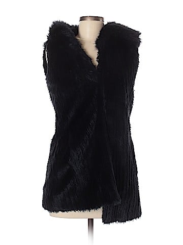 Adrienne Landau Faux Fur Vest (view 1)