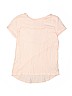 Old Navy 100% Cotton Solid Pink Short Sleeve T-Shirt Size 10 - 12 - photo 1