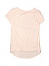 Old Navy 100% Cotton Solid Pink Short Sleeve T-Shirt Size 10 - 12 - photo 2