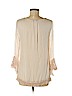 Carla Conti 100% Cotton Ivory Long Sleeve Blouse Size L - photo 2