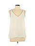SW3 Bespoke 100% Polyester Ivory Sleeveless Blouse Size M - photo 1