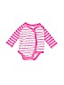 Hanna Andersson 100% Cotton Stripes Pink Long Sleeve Outfit Size 50 cm / US 0-3 MO - photo 1