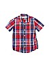 Old Navy 100% Cotton Red Short Sleeve Button-Down Shirt Size S (kids) - photo 1