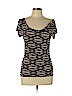 Charlotte Russe Brown Short Sleeve Top Size L - photo 1