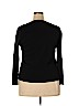 Talbots 100% Cotton Black Long Sleeve Top Size 2X - photo 2