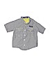 Columbia 100% Cotton Checkered-gingham Blue Short Sleeve Button-Down Shirt Size 16 - photo 1