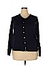 A New Day 100% Cotton Blue Cardigan Size 2X - photo 1