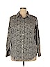 Talbots Ivory Long Sleeve Button-Down Shirt Size 18W - photo 1