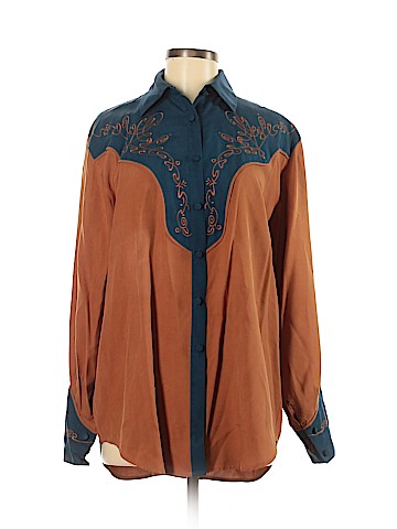 Baldanza Long Sleeve Silk Top (view 1)