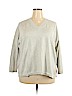 Lisa Todd 100% Cotton Gray Sweatshirt Size 2X - photo 1